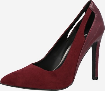 ONLY - Zapatos con plataforma 'Chloe' en rojo: frente