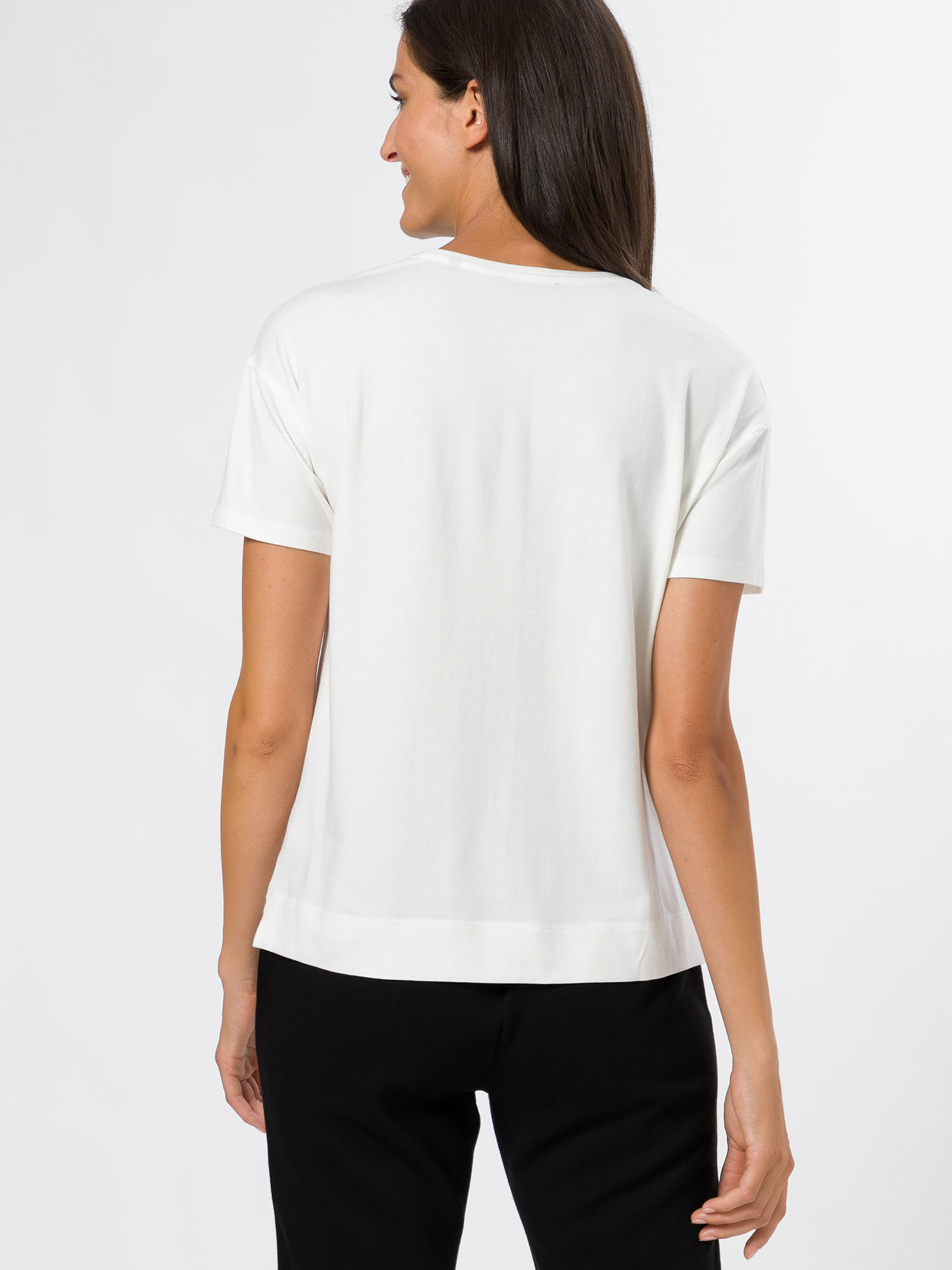 zero T-Shirt in Weiß 