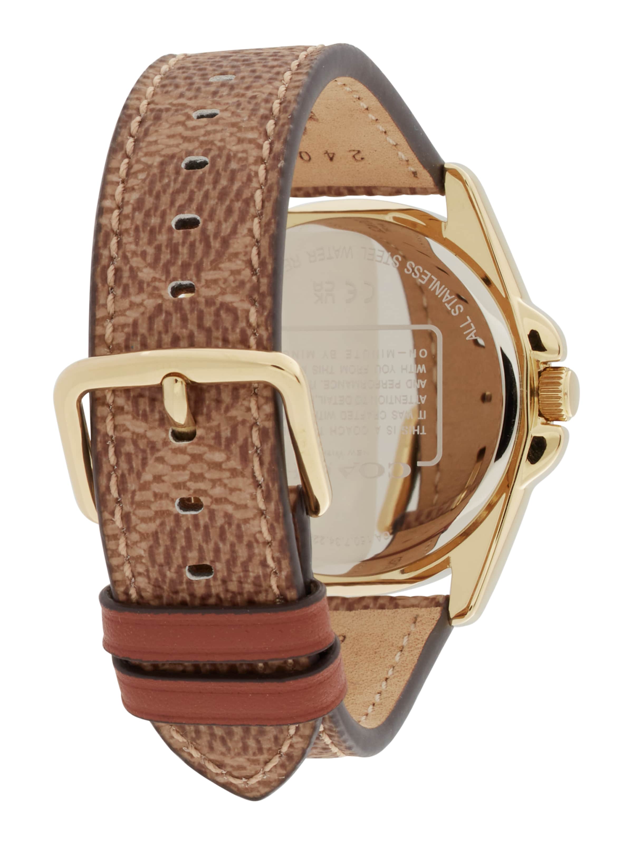 COACH Analog watch 'Greyson' in Gold