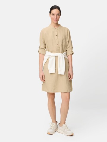 CAMEL ACTIVE Kleid mit Stehkragen in Beige