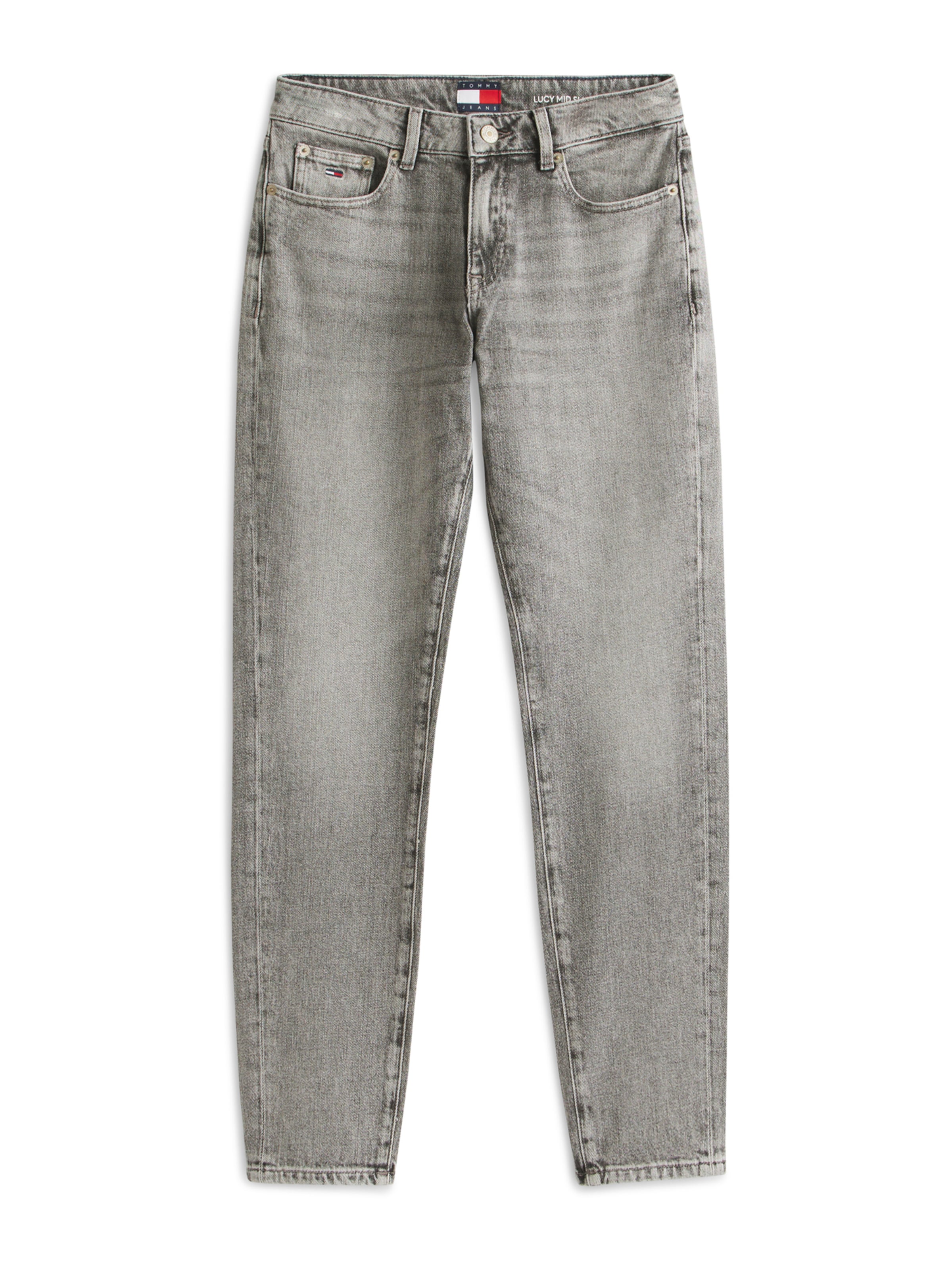 Jean Tommy Jeans en gris : devant