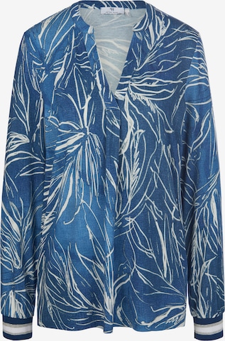 Peter Hahn Blusenshirt Viscose in Blau: predná strana