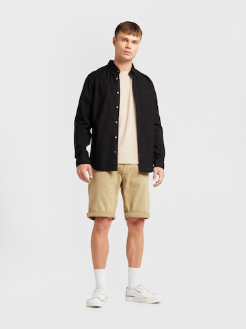 GAP Regular fit Button Up Shirt in Black