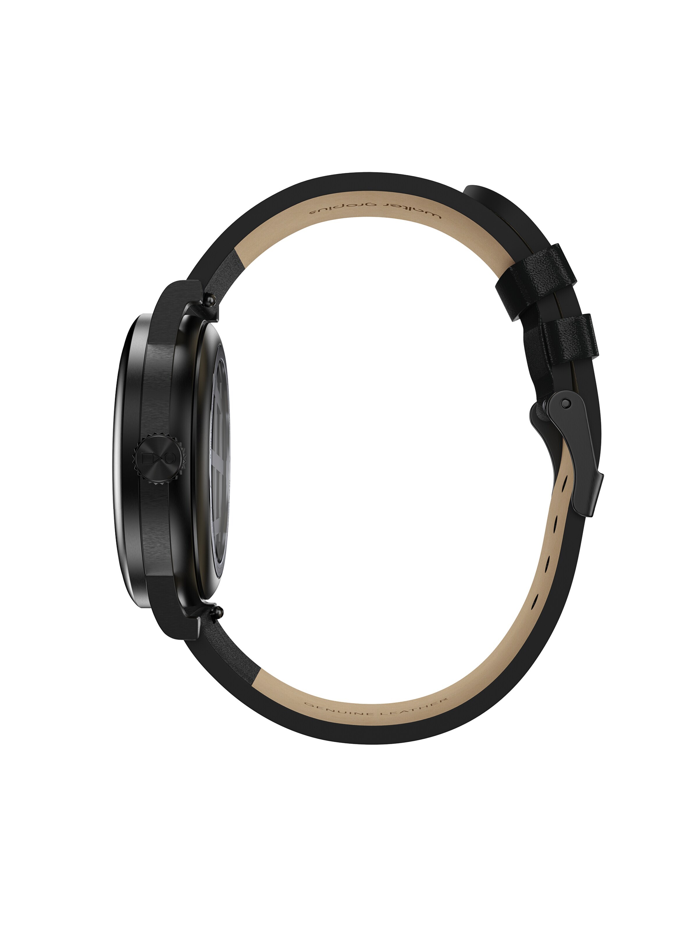 WALTER GROPIUS Analog Watch 'ATRIUM AUTOMATIK' in Black