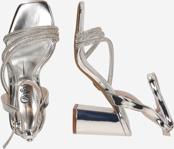 BUFFALO Strap sandal 'CHARLOTTE' in Silver