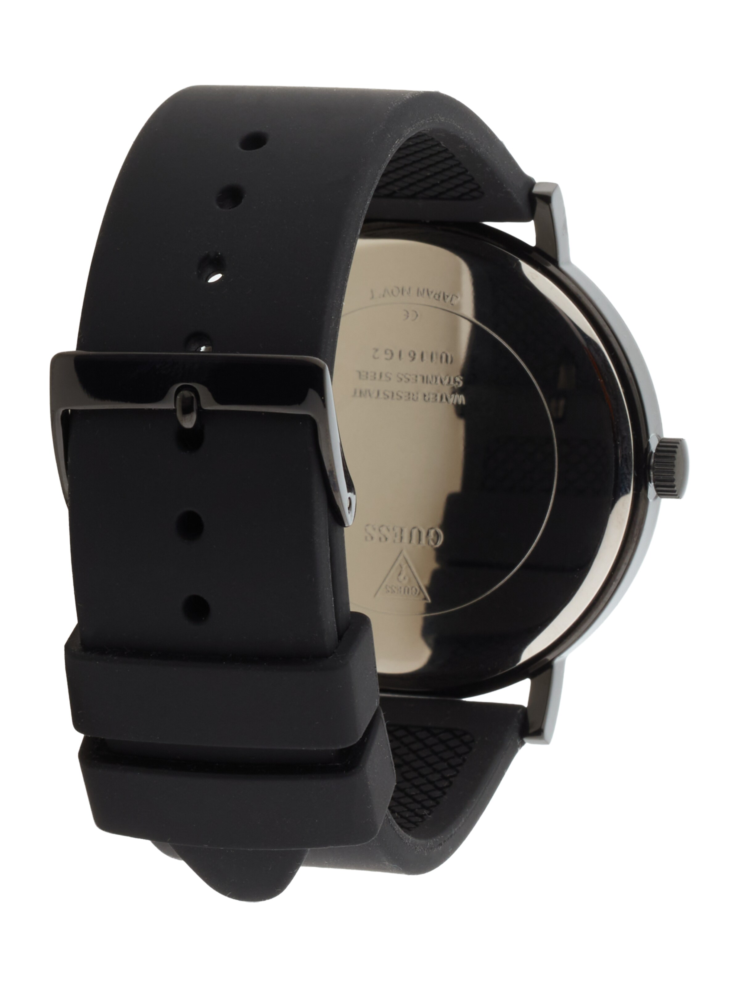 GUESS Analógové hodinky 'IMPRINT' - Čierna