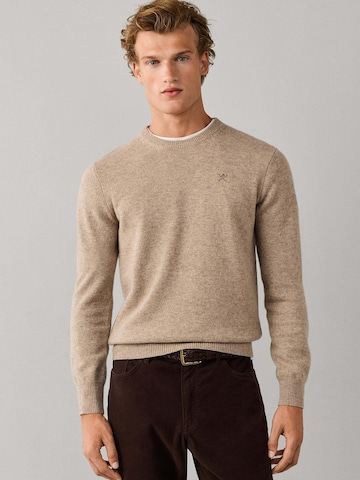 Hackett London Pullover in Weiß: Vorderseite