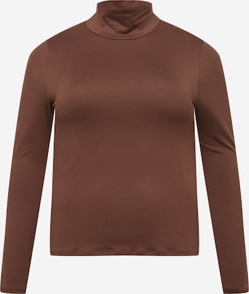Vero Moda Curve Koszulka 'INA' w kolorze brązowy: przód