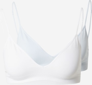 WEEKDAY Triangle Bra 'Cat' in Blue: front