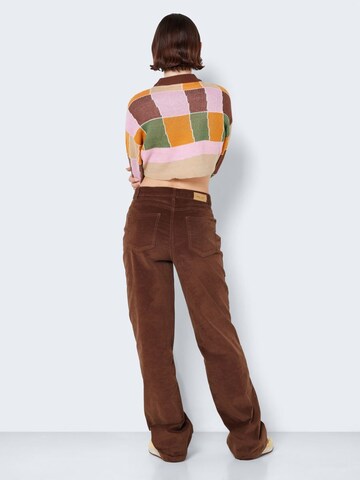 Noisy may Wide leg Trousers 'Amanda' in Brown