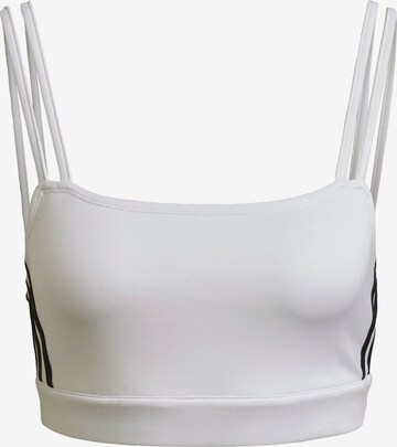 ADIDAS ORIGINALS Bustier BH in Wit: voorkant