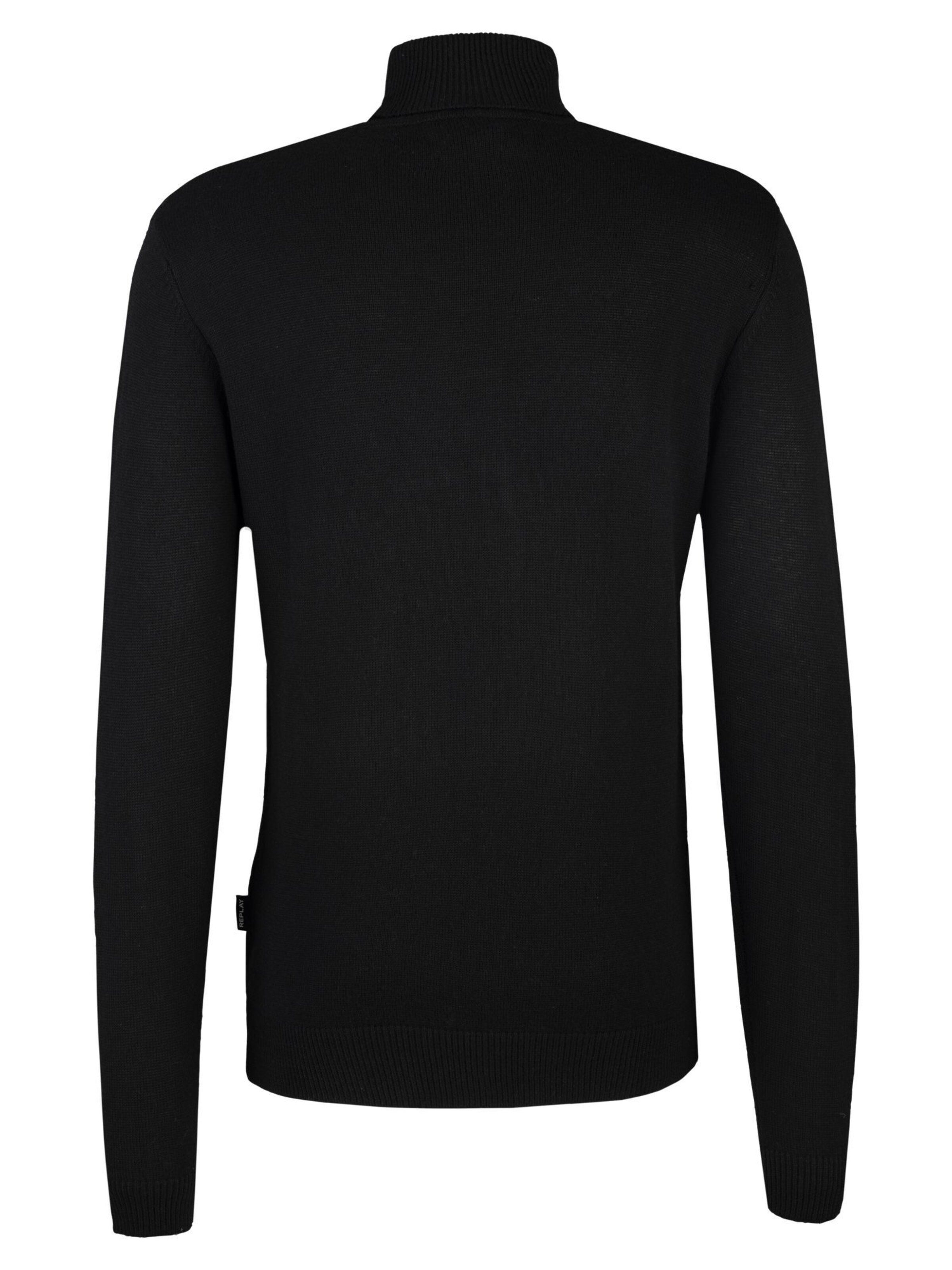 REPLAY Pullover in Schwarz