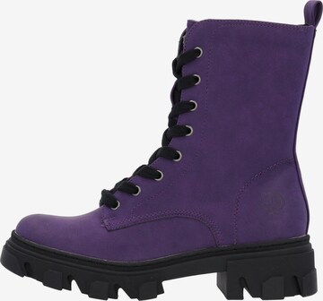 Palado Lace-Up Boots 'Lefkada 2' in Purple