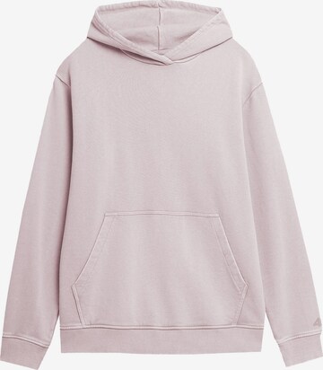 Sweat-shirt 4F en rose : devant