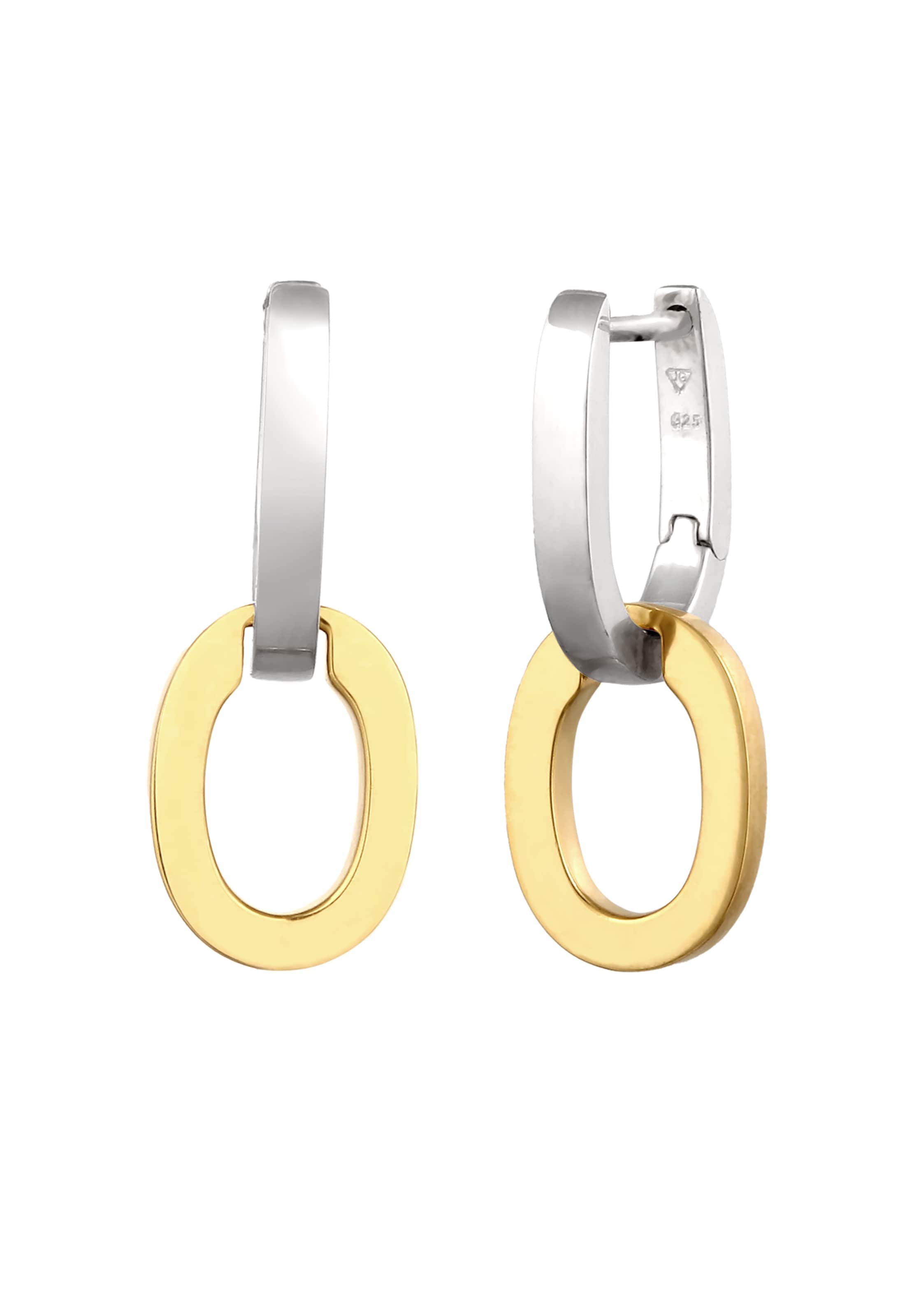 Boucles d'oreilles KUZZOI en or : devant