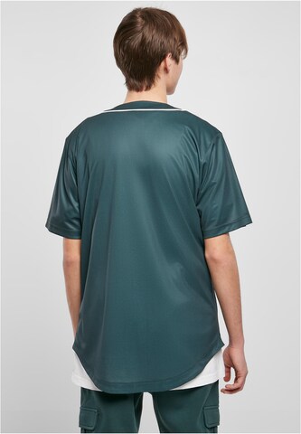 Urban Classics Regular fit Button Up Shirt in Green