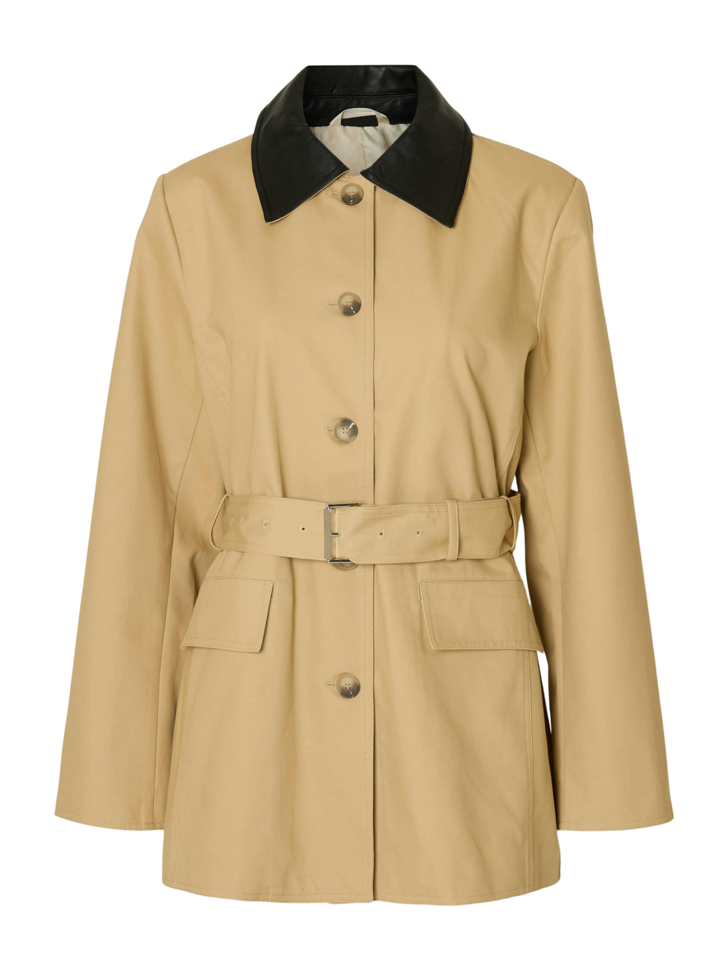 SELECTED Prechodná bunda 'SLFDua' - Béžová: predná strana