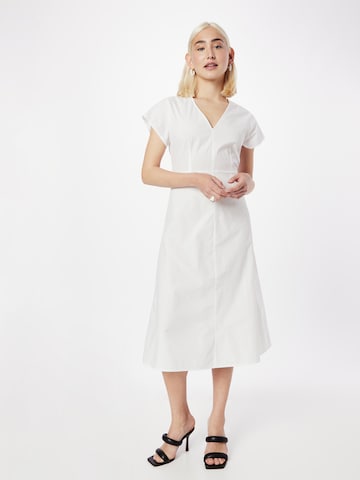 Robe UNITED COLORS OF BENETTON en blanc : devant