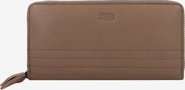 FREDsBRUDER Wallet 'Stines' in Brown: front
