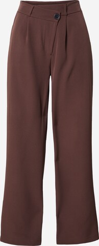 Hailys Pleat-Front Pants 'Grace' in Brown: front