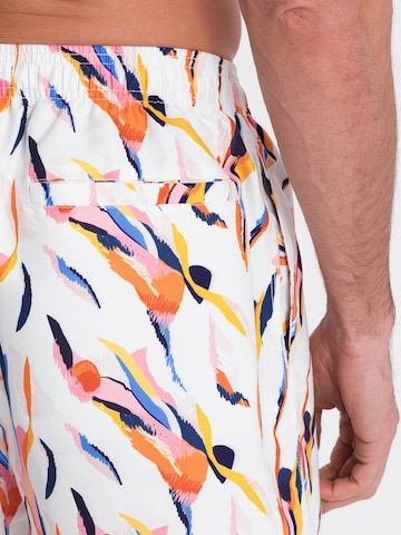 Ombre Regular Zwemshorts in Wit