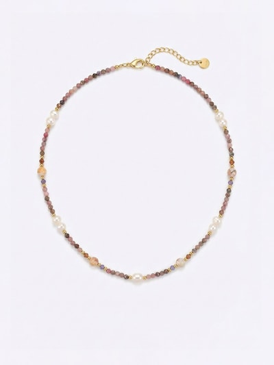 Nemomatheo Kette 'Kette Romantik – Natursteine & Perlen'‌‌‌‌ in rosa, Produktansicht