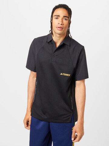 ADIDAS TERREX Performance Shirt 'Campyx' in Black: front