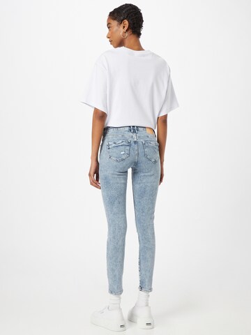 Skinny Jean 'Carmen' ONLY en bleu