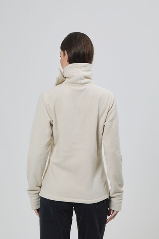 BENCH Fleece Jacket 'Funnel' in Beige