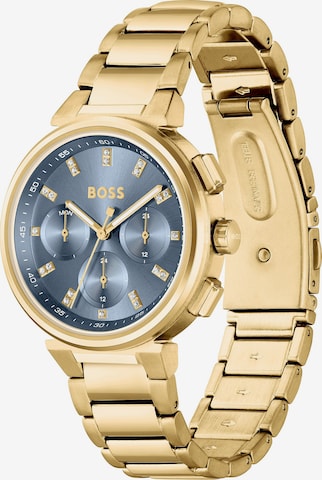 mėlyna BOSS Analoginis (įprasto dizaino) laikrodis