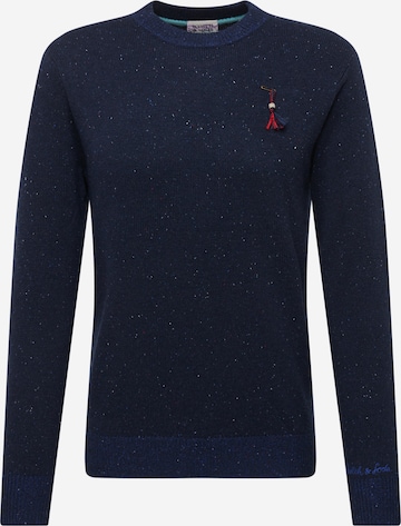 SCOTCH & SODA Pullover 'Speckled' in Blau: predná strana