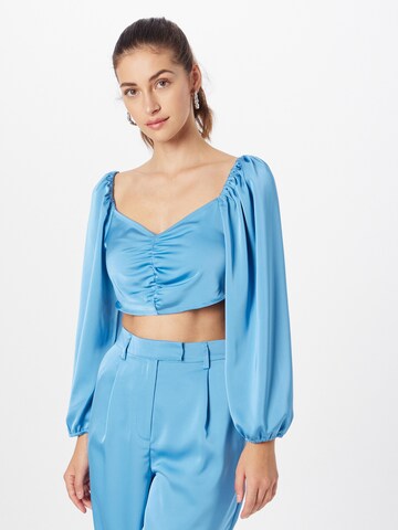 BZR Blouse in Blue: front