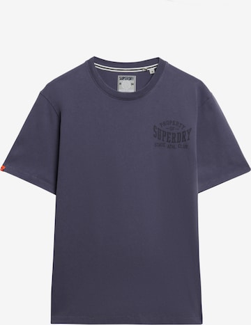 Superdry T-Shirt 'Athletic Essential' in Blau: Vorderseite