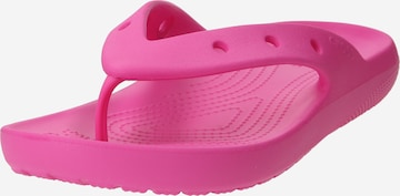 Crocs - Sandalias de dedo 'Classic' en rosa: frente