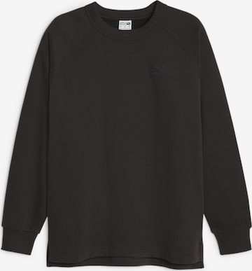 PUMA Sweatshirt 'CLASSICS' in Zwart: voorkant