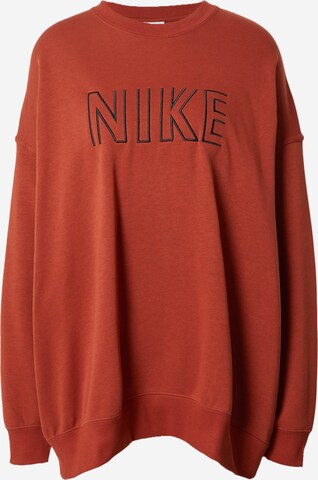 Nike Sportswear Sweatshirt in Oranje: voorkant