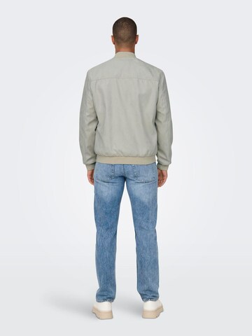 Only & Sons Between-Season Jacket 'Lucas' in Grey