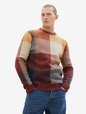 TOM TAILOR Sweater in Orange: front