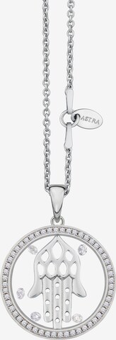 Astra Necklace 'PROTECTION' in Silver: front