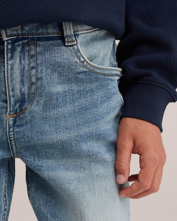 WE Fashion Slimfit Farmer - kék