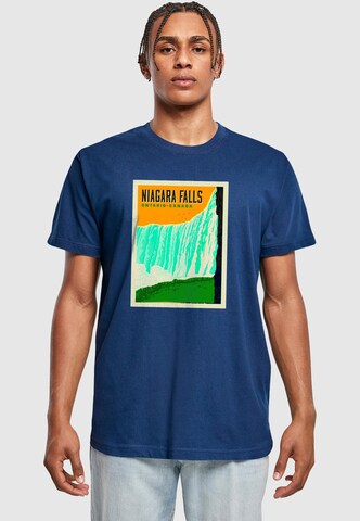 Mister Tee Shirt 'Niagara Falls' in Blue: front