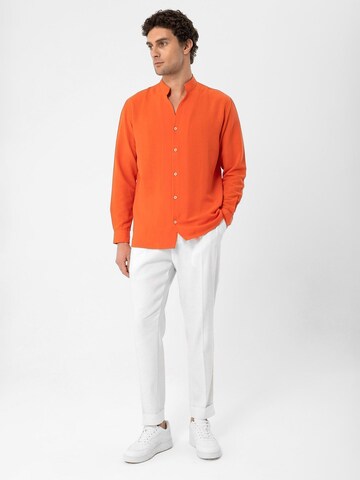 Coupe regular Chemise Antioch en orange