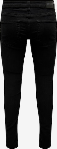 Only & Sons Skinny Jeans 'Warp' in Black