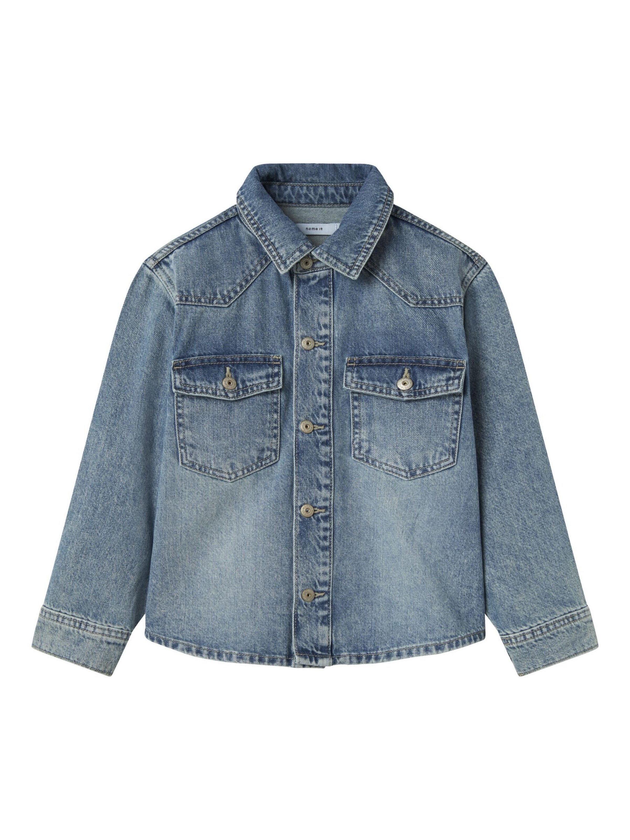 Regular fit Camicia di NAME IT in blu: frontale