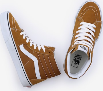 VANS - Sapatilhas altas 'SK8-HI' em castanho