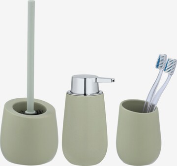 Wenko Bathroom Set 'Badi' in Green: front