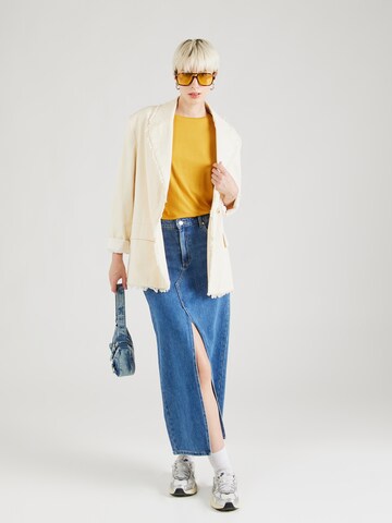 dzeltens VERO MODA T-Krekls 'VMAva'