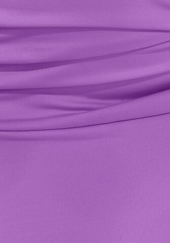 Bustier Haut de tankini s.Oliver en violet