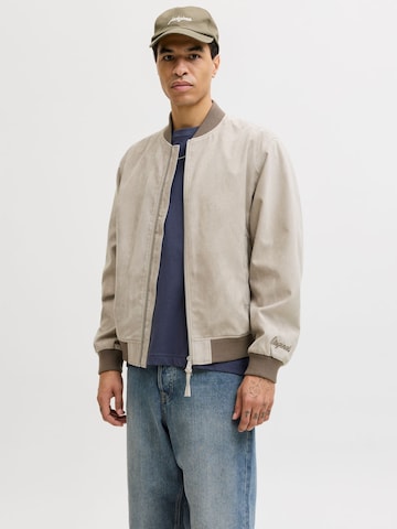 Veste mi-saison JACK & JONES en beige : devant