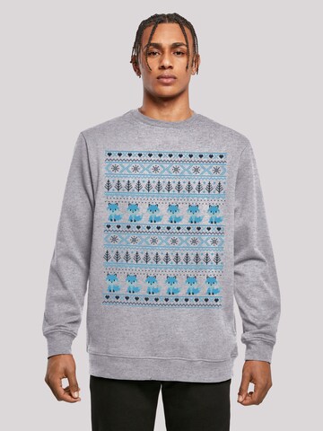 F4NT4STIC Sweatshirt in Grau: Vorderseite